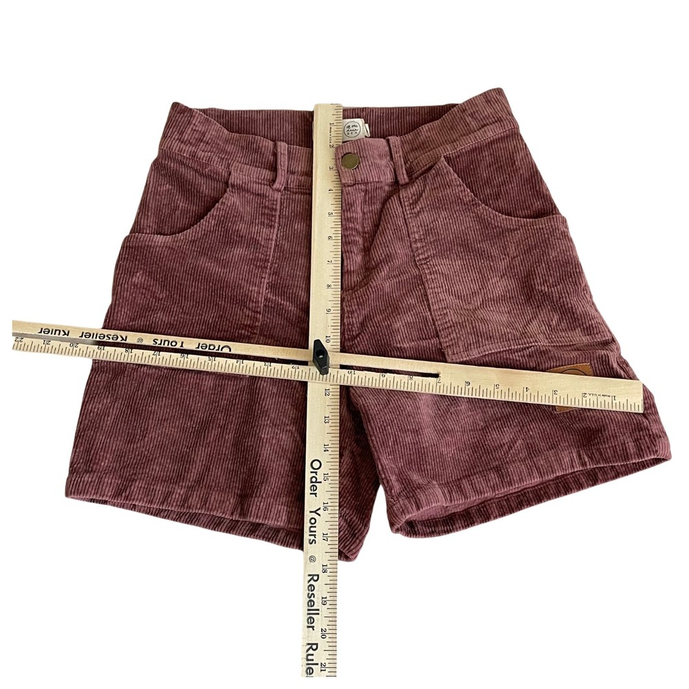 Raised By Water Women's High Rise Corduroy Shorts Size 28